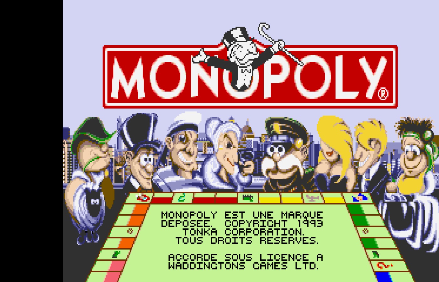 Monopoly (Sega/SuperVision)